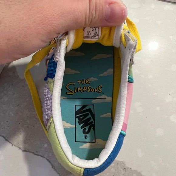 RARE Vans x Old Skool The Simpsons “The Bouviers” Shoes women 5.5 men 4 - Picture 5 of 10